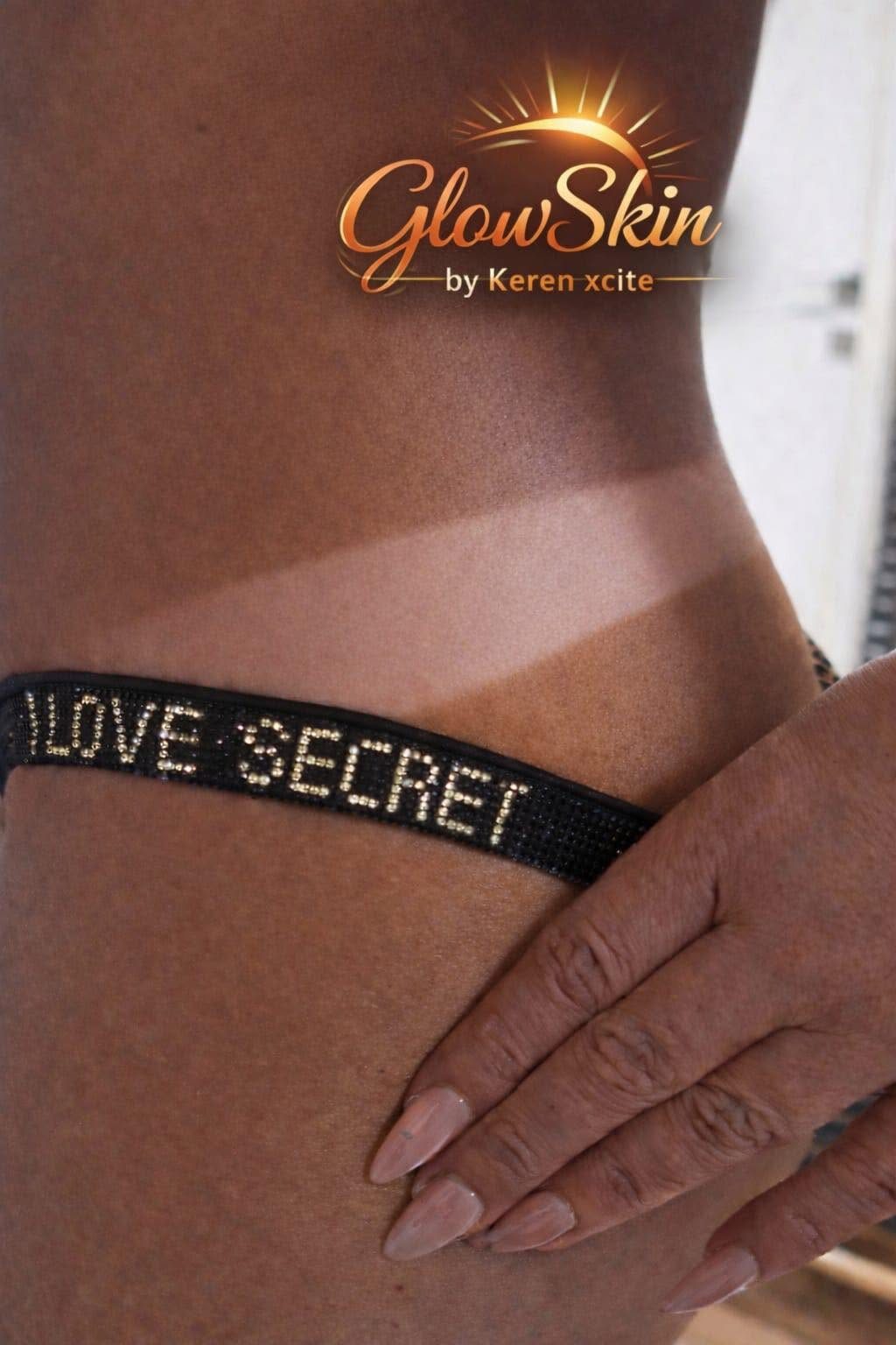 צילום עבודה של Glow Skin בגוון ברונזה
